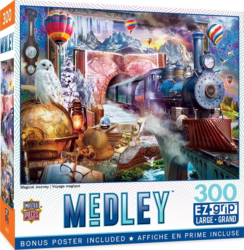 Masterpieces 300 Piece EZ Grip Jigsaw Puzzle - Magical Journey - 18"x24" - Image 1
